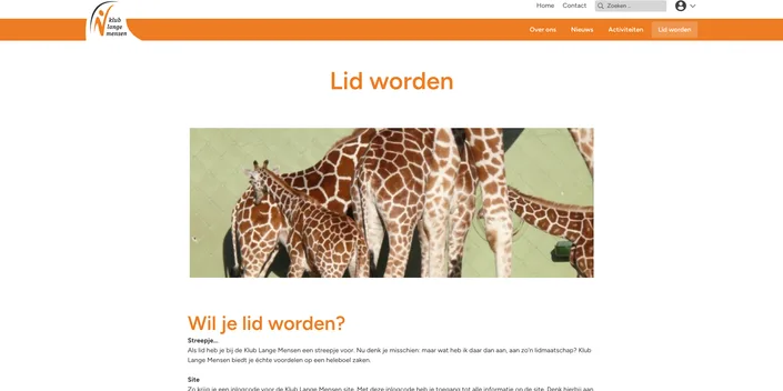 Klub lange mensen