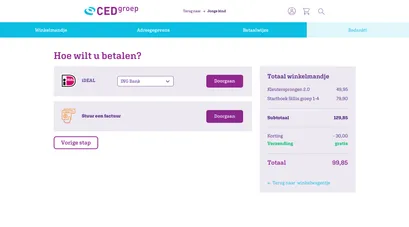 Product Betaalwijze 2x