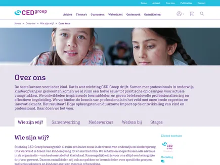 Screencapture cedgroep nl over ons wie zijn wij onze kern 2020 05 04 10 39 44