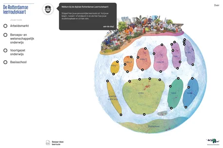 Rotterdamseleerroutekaart overzicht